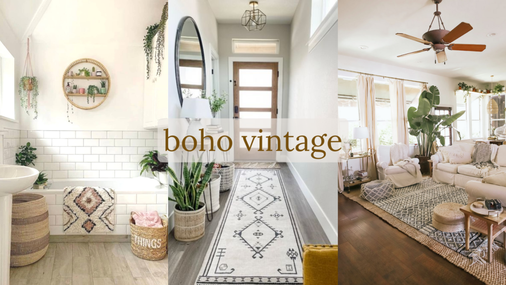 bohemian vintage decor style for homes and apartments