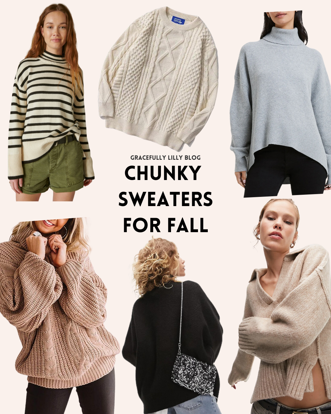 chunky sweaters for fall, knit sweaters, oversized sweaters, warm cozy sweaters for women, sweaters for women