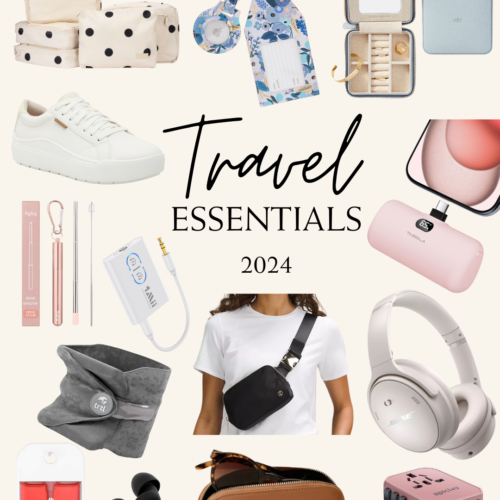 travel essentials 2024 with links to purchase
