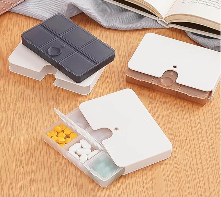 3-pack pill organizer for traveling